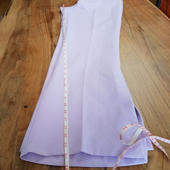 🌏 RIVER ISLAND • Purple Split Hem Flared Trousers • Sz 10 - Picture 10 of 13